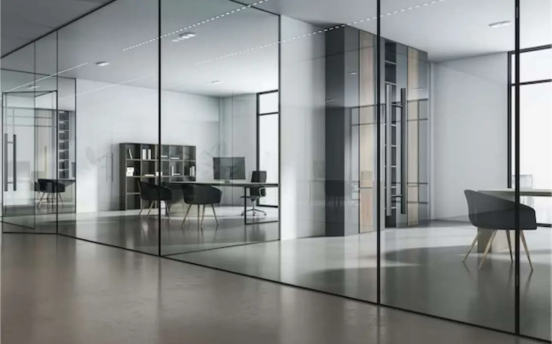 Open-Plan Office Glass Walls