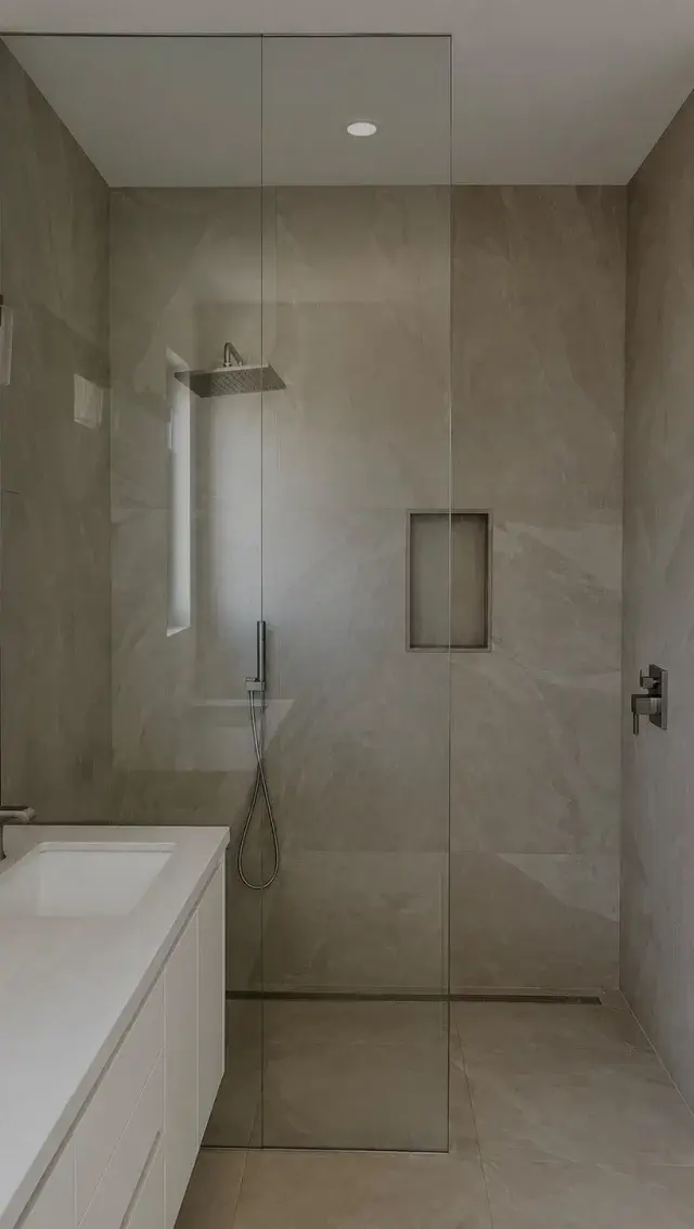 Custom Glass Showers installation by Toha Glass